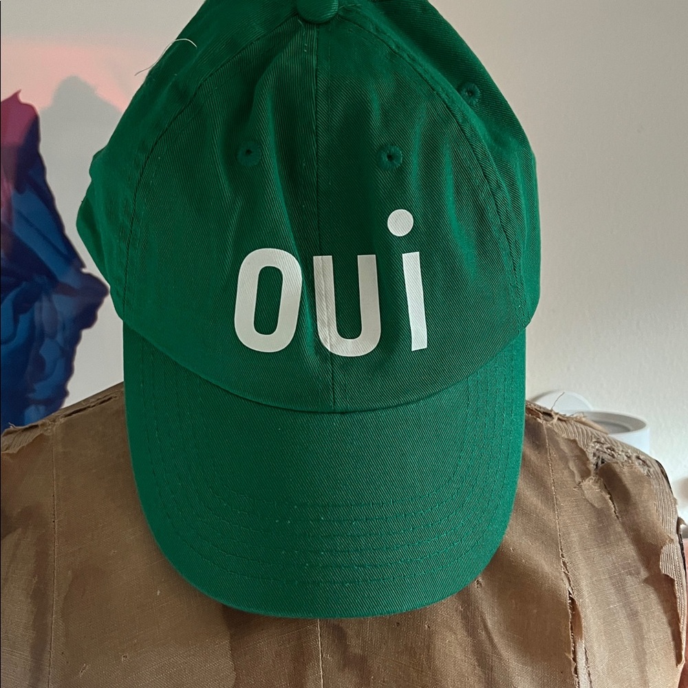 Clare V Green OUI Baseball Hat